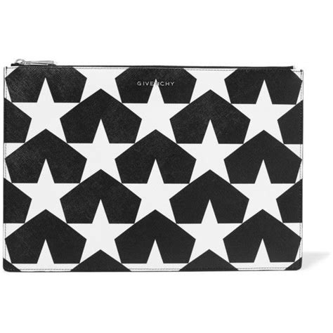 givenchy clutch star|Givenchy Star Printed Clutch .